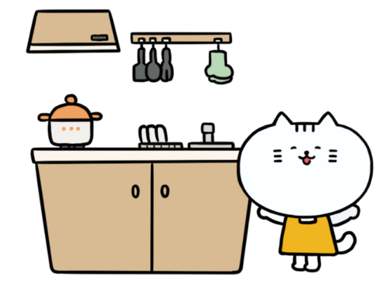 キッチンのイラスト