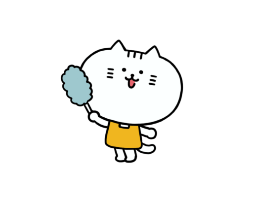 イラスト猫埃とり