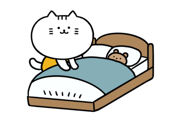 ベッドイラスト