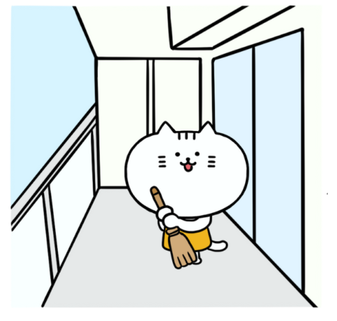 ベランダイラスト