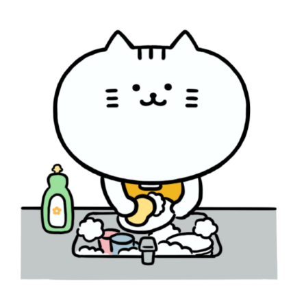 食器洗いイラスト